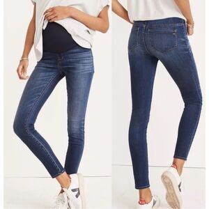 Madewell Women's Skinny Jeans - Dark Blue